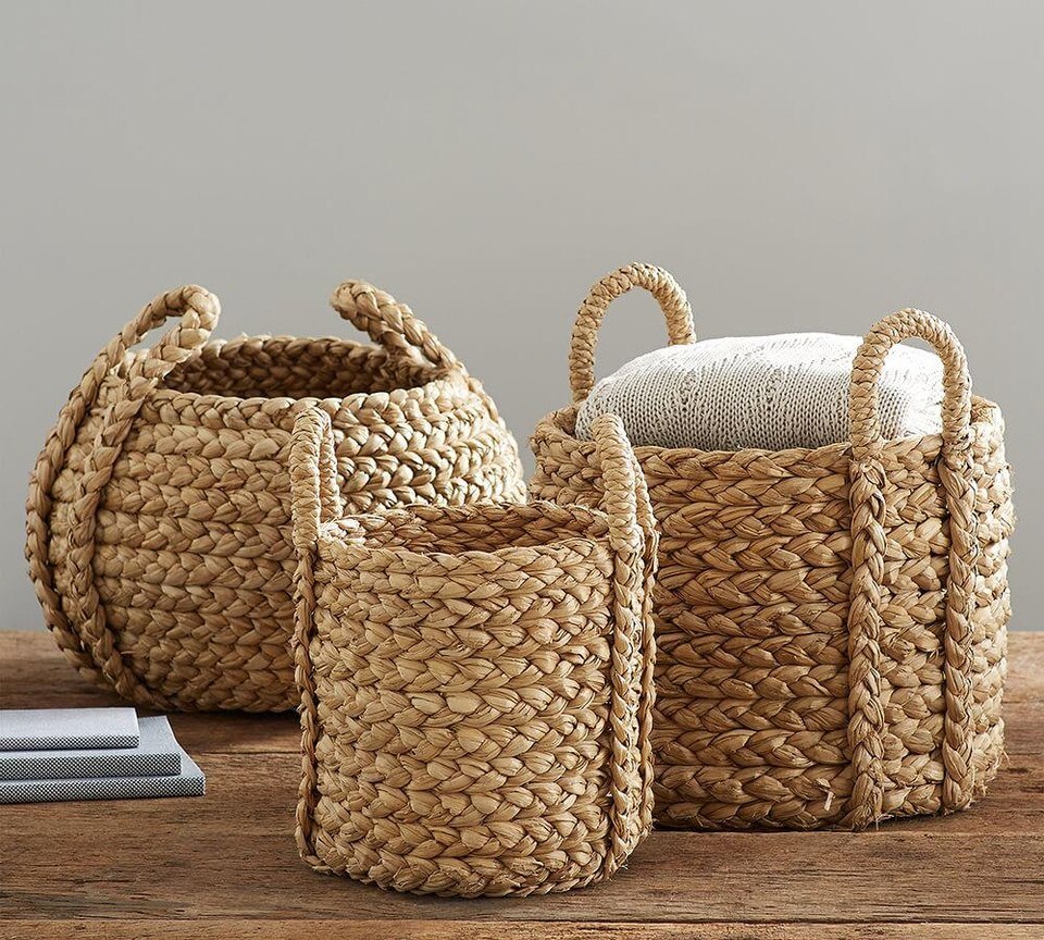 Round Handled Baskets Pottery Barn Australia